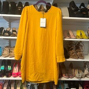 Who What Wear Sunflower Yellow Dress L